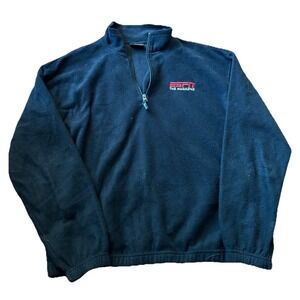 ESPN The Magazine Men's Size XL Black Pullover Fleece Sweater